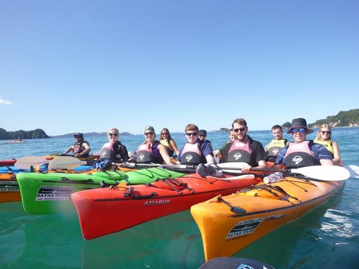 The kayaking group