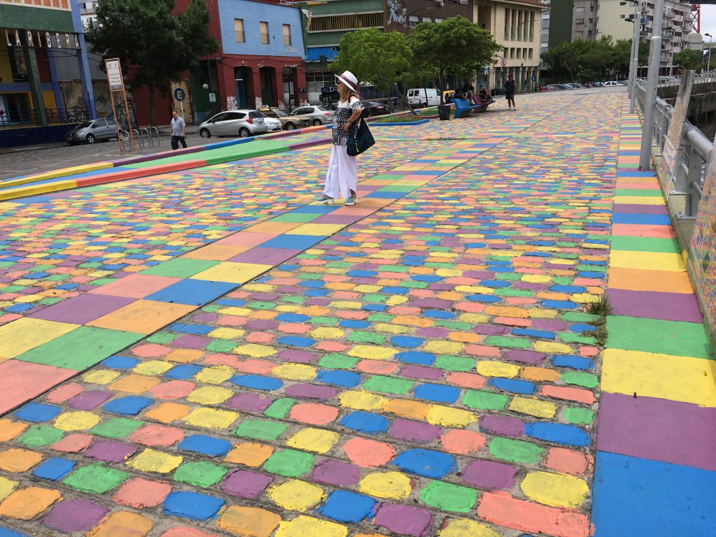 Colourful Street in La Boca